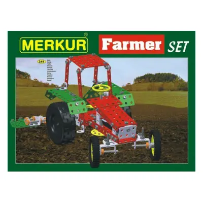 MERKUR Farmer Set Stavebnice 20 modelů 3v krabici 36x27x5,5cm