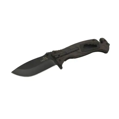 88294 Cattara Zavírací nůž BLACK BLADE s pojistkou, 21,7 cm