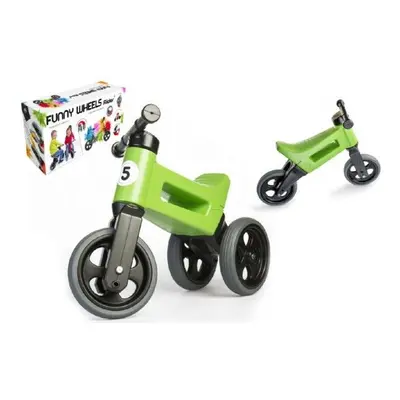 Teddies FUNNY WHEELS zelené 2v1 28/31cm