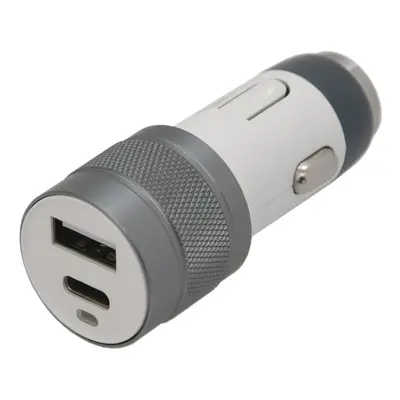 Compass 93206 Zástrčka HAMMER 12-24V USB-A / USB-C 3,1A