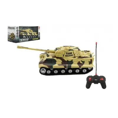 Tank RC plast 25 cm na baterie se zvukem se světlem