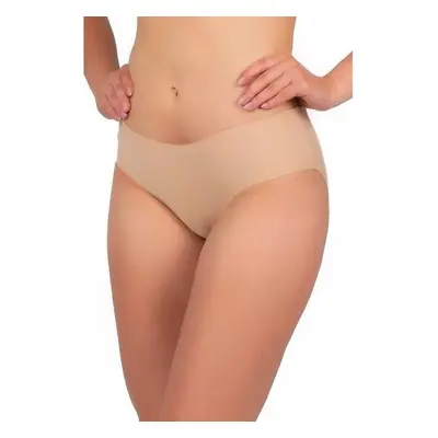 Bezešvé kalhotky Maxi Bikini béžové