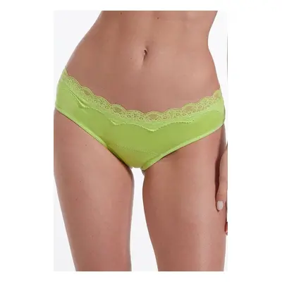 Menstruační kalhotky Modal Bikiny Lime zelené