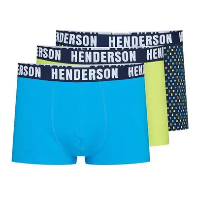 3pack boxerek Henderson Jet modré, zelené a barevné