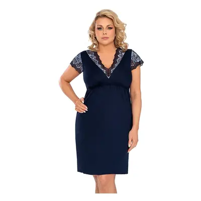 Dámská košilka Deborah plus size tmavě modrá