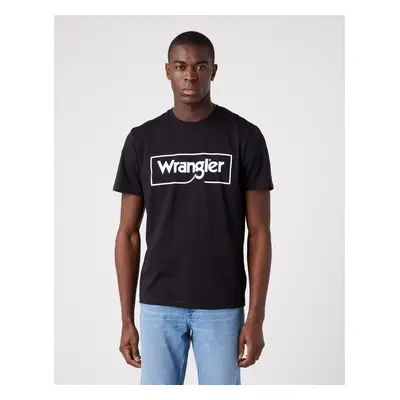 Wrangler FRAME LOGO TEE BLACK