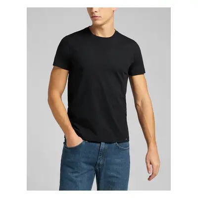 Lee TWIN PACK CREW BLACK