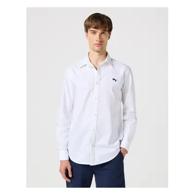 Wrangler LS SHIRT WHITE OXFORD