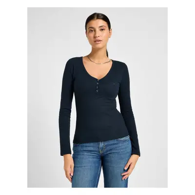 Lee LS HENLEY UNIONALL BLK