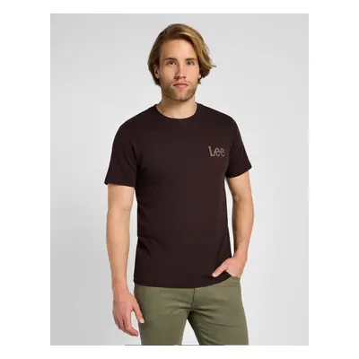 Lee MEDIUM WOBBLY LEE TEE ESPRESSO