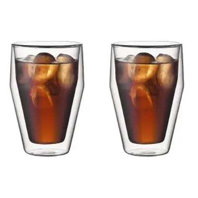 BODUM AG Set 2ks skleniček Bodum 10482-10, dvojitá stěna, stohovatelné sklo, 0,35 l