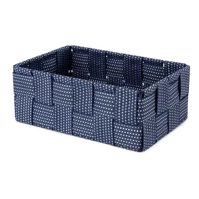 Úložný organizér do zásuvky Compactor Toronto - košík M, 18 x 12 x 7 cm, modro-šedý