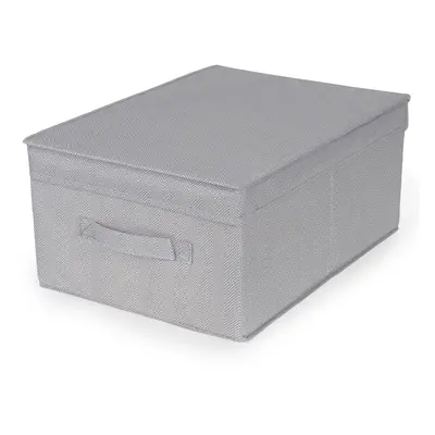 Skládací úložná krabice - karton box Compactor Wos 30 x 43 x v.19 cm, šedá