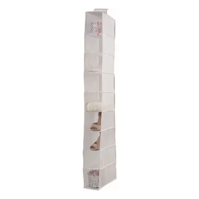 Závěsný organizér na obuv Compactor Milky 15 x 30 x 128 cm - 9 přihrádek