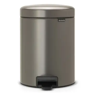 Brabantia pedálový odpadkový koš newIcon, 5l, platinový, 112683