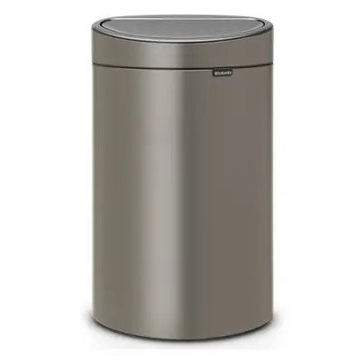 Brabantia dotykový odpadkový koš Touch Bin, 40l, platinová, 114908