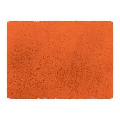 MSV koupelnová protiskluzová předložka MICROFIBRE, oranžová, polyester, 40 x 60 cm