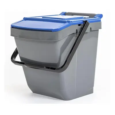 Odpadkový koš na tříděný odpad Compactor EASYTWIN 30 L, modrý_II.jakost