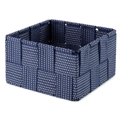 Úložný organizér do zásuvky Compactor Toronto - košík S, 12 x 12 x 7 cm, modro-šedý