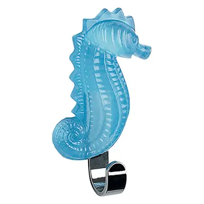 Spirella samolepící háček SEAHORSE, mořský koník, modrý, polyresin, 50 x 90 mm