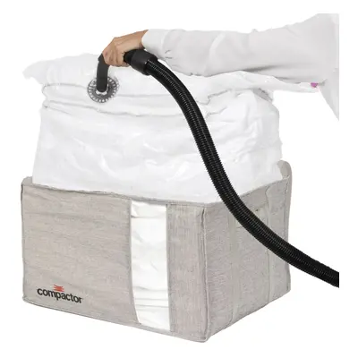 Compactor OXFORD vakuový úložný box XL, 56 x 42 x 33 cm, pevné pouzdro, polyester-bavlna