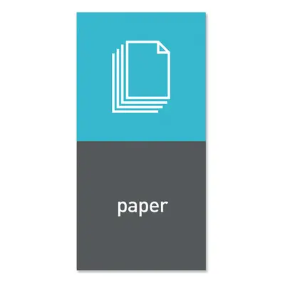 Simplehuman magnetický štítek na odpadkový koš - papír "paper"