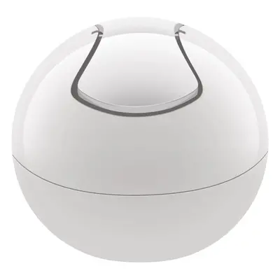 Spirella mini výklopný odpadkový koš BOWL, komplet bílý, plast, 1 L