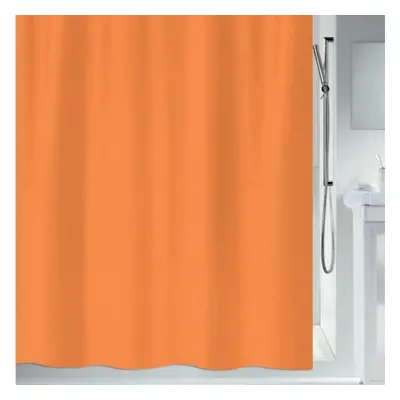 Spirella sprchový závěs PRIMO, oranžový, 180 x 180 cm, polyester