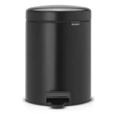 Brabantia pedálový odpadkový koš newIcon, 5l, matný černý, 112928