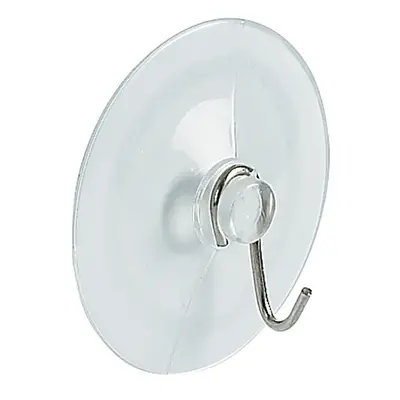 Spirella háček s přísavkou SUCTION HOOK, průhledný, PVC, nerez ocel, průměr 56 mm