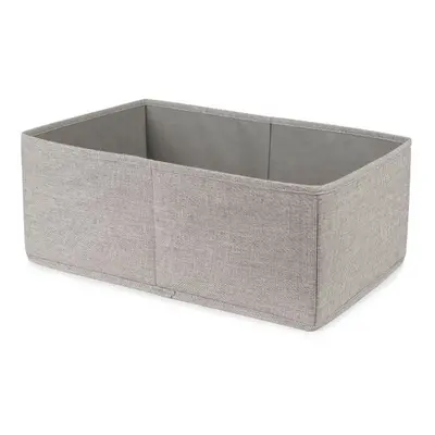 Úložný box Compactor Oxford 26 x 42 x 16,5 cm, polyester, šedo-béžový