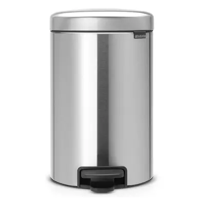 Brabantia pedálový odpadkový koš newIcon, 12l, matná ocel, 113604