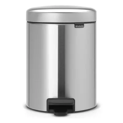 Brabantia pedálový odpadkový koš newIcon, 5l, matná ocel, FPP, 112102