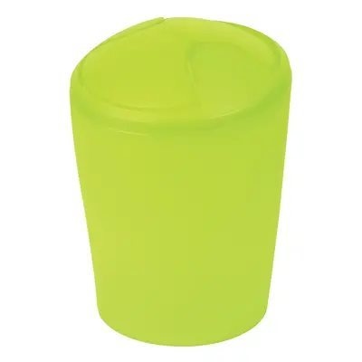 Spirella výklopný odpadkový koš, MOVE, zelený plast, 2 L