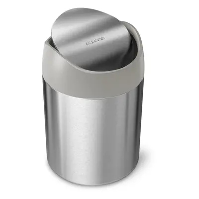 Simplehuman Mini odpadkový koš na stůl, 1,5 l, kartáčovaná nerez ocel, CW2084