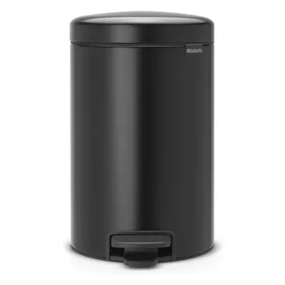 Brabantia pedálový odpadkový koš newIcon, 12l, matný černý, 113741