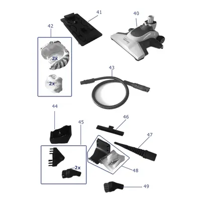 Náhradní hadice pro pro parní mopy Polti Vaporetto 3 CLEAN, SV220 a SV240