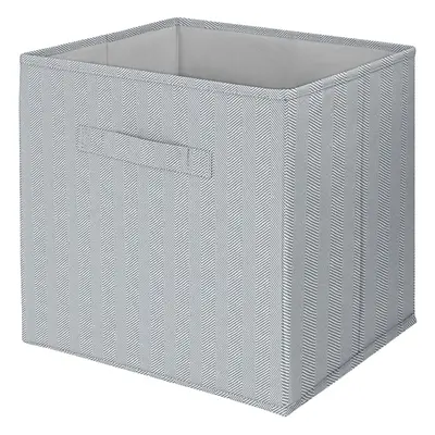 Skládací úložný box Compactor BOSTON do police a knihovny, 31 x 31 x 31 cm, šedý