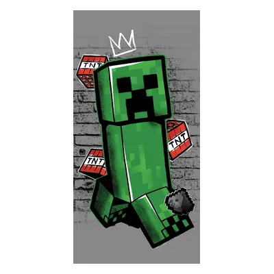 Dětská osuška minecraft metro art creeper