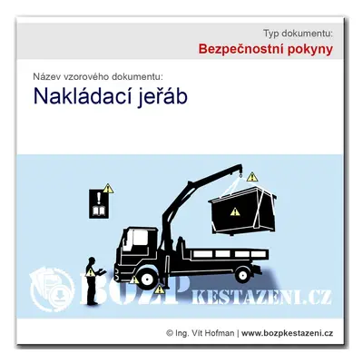 Bezpečnostní pokyny - Nakládací jeřáb