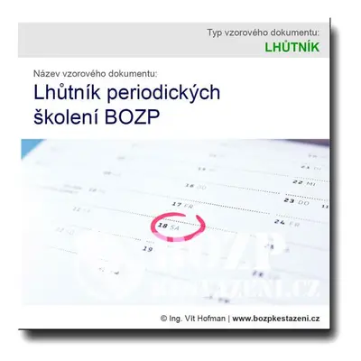 Lhůtník periodických školení BOZP