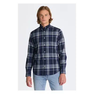 KOŠILE GANT REG JASPE CHECK SHIRT MARINE 85175860