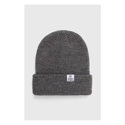 Čepice Human Made Classic Beanie šedá barva, z tenké pleteniny, 87988726