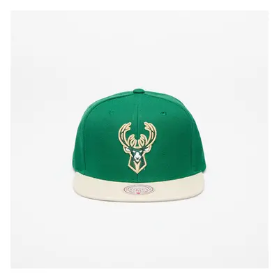 Kšiltovka Mitchell & Ness Milwaukee Bucks Team 2 Tone Snapback Green/ 92849117