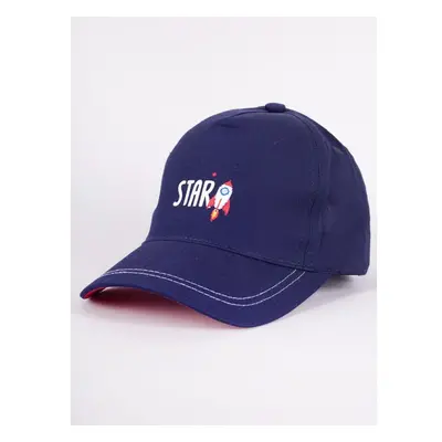 Yoclub Kidss Boys Baseball Cap CZD-0625C-A100 Navy Blue 81476199