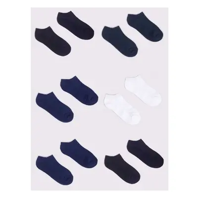 Yoclub Kidss Boys Ankle Thin Cotton Socks Basic Plain Colours 6-Pack 81618627