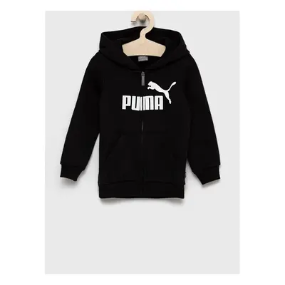 Dětská mikina Puma 586967 černá barva, s potiskem 65069225