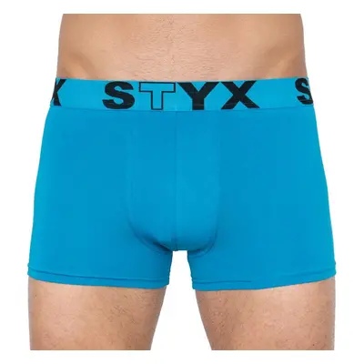 Pánské boxerky Styx sportovní guma nadrozměr světle modré (R969) 5 53438850