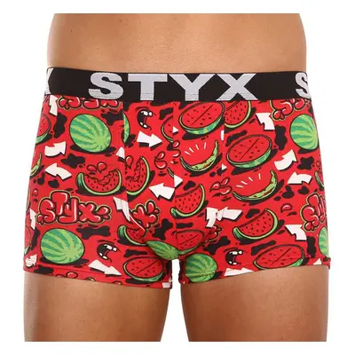 Pánské boxerky Styx art sportovní guma melouny (G1459) 73379477