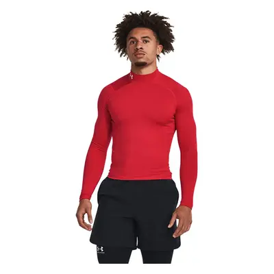 Tričko Under Armour Cg Armour Comp Mock Red S 90878244